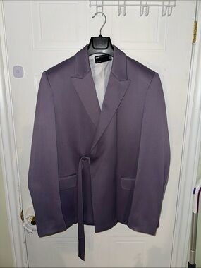 ASOS Lavender Tie-Belt Blazer & Pants full suit
